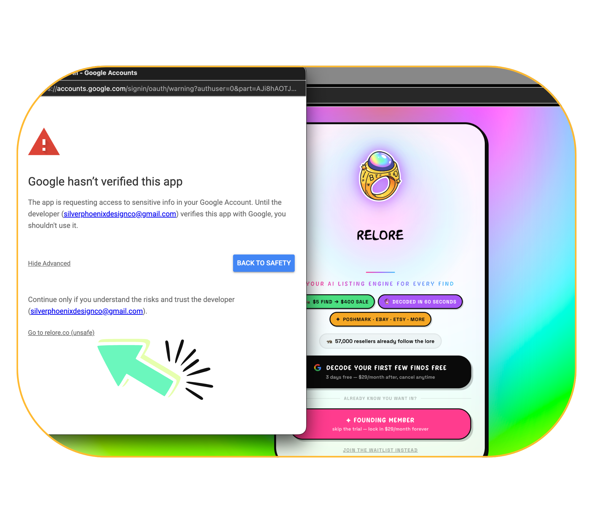 relore.co wants access